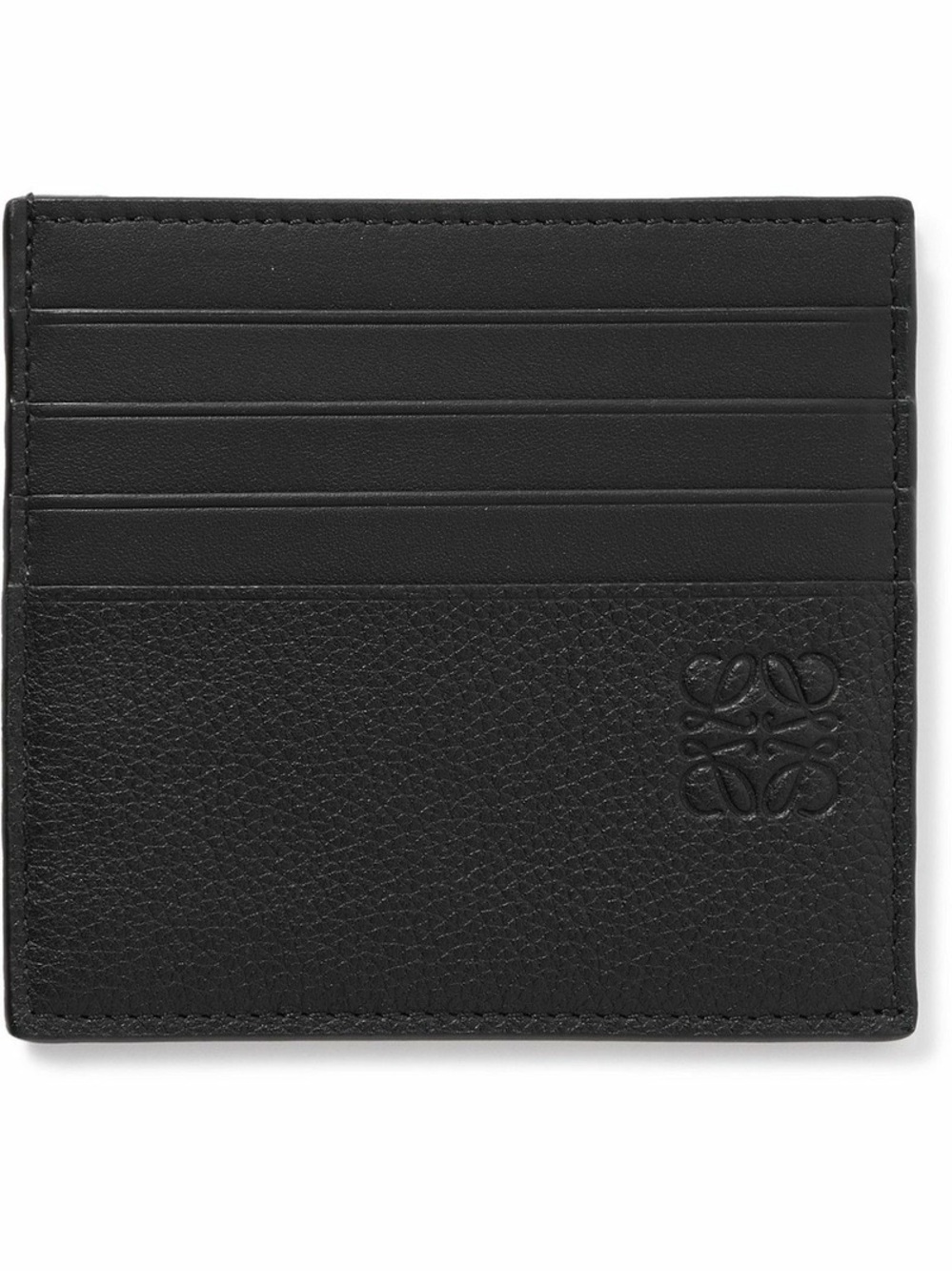 Loewe Debossed Full Grian Leather Cardholder